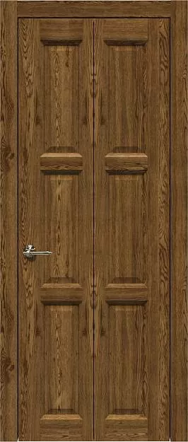 Межкомнатная дверь Porta Classic Milano Книжка, цвет - Дуб коньяк, Без стекла (ДГ)