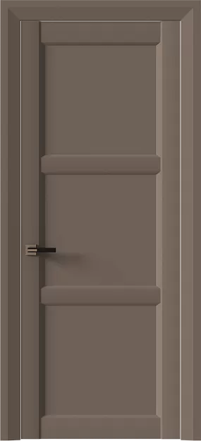 Межкомнатная дверь Milano Neo Classic Decoro, цвет - Коричневый Тик эмаль (RAL 050-50-10), Без стекла (ДГ)