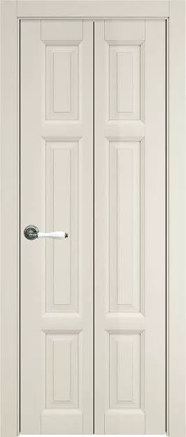 Межкомнатная дверь Porta Classic Siena Книжка, цвет - Магнолия ST, Без стекла (ДГ)