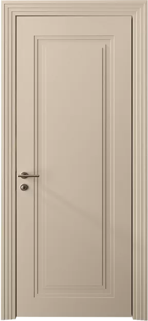 Межкомнатная дверь Domenica Neo Classic Scalino, цвет - Бежевый Мел эмаль (RAL 075-80-10), Без стекла (ДГ)