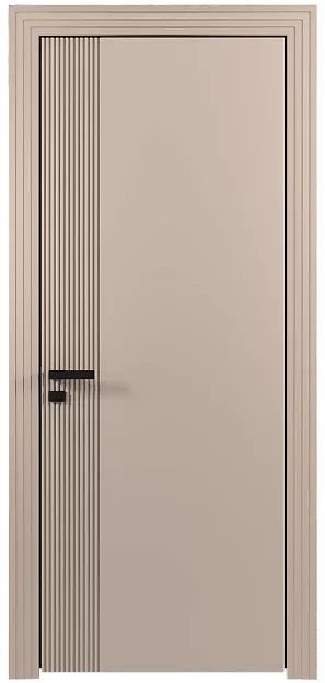 Межкомнатная дверь Sinistro, цвет - Грязный Белый эмаль (RAL 070-90-05), Без стекла (ДГ)