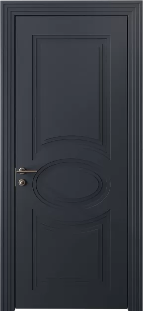Межкомнатная дверь Florencia Neo Classic Scalino, цвет - Графитово-серая эмаль (RAL 7024), Без стекла (ДГ)