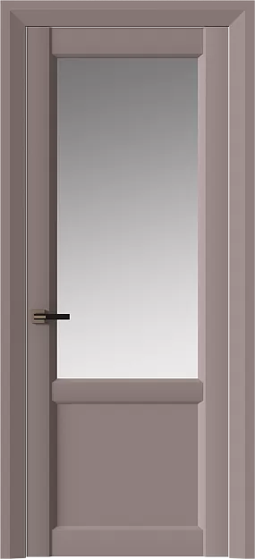 Межкомнатная дверь Dinastia Neo Classic Decoro, цвет - Серо-Розовый мордовник эмаль (RAL 020-60-05), Со стеклом (ДО)