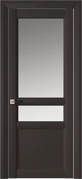 Межкомнатная дверь Imperia-R Neo Classic Decoro, цвет - Чёрный Базальт эмаль (RAL 040-30-05), Со стеклом (ДО)